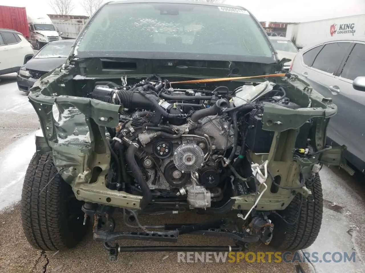 9 fotografías del automóvil dañado 5TFDY5F16LX882875 TOYOTA TUNDRA 2020