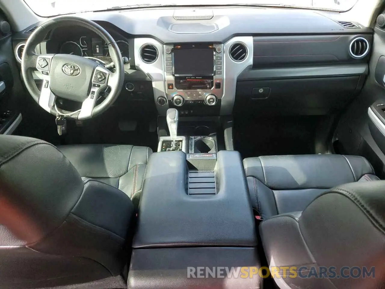8 fotografías del automóvil dañado 5TFDY5F17LX940590 TOYOTA TUNDRA 2020