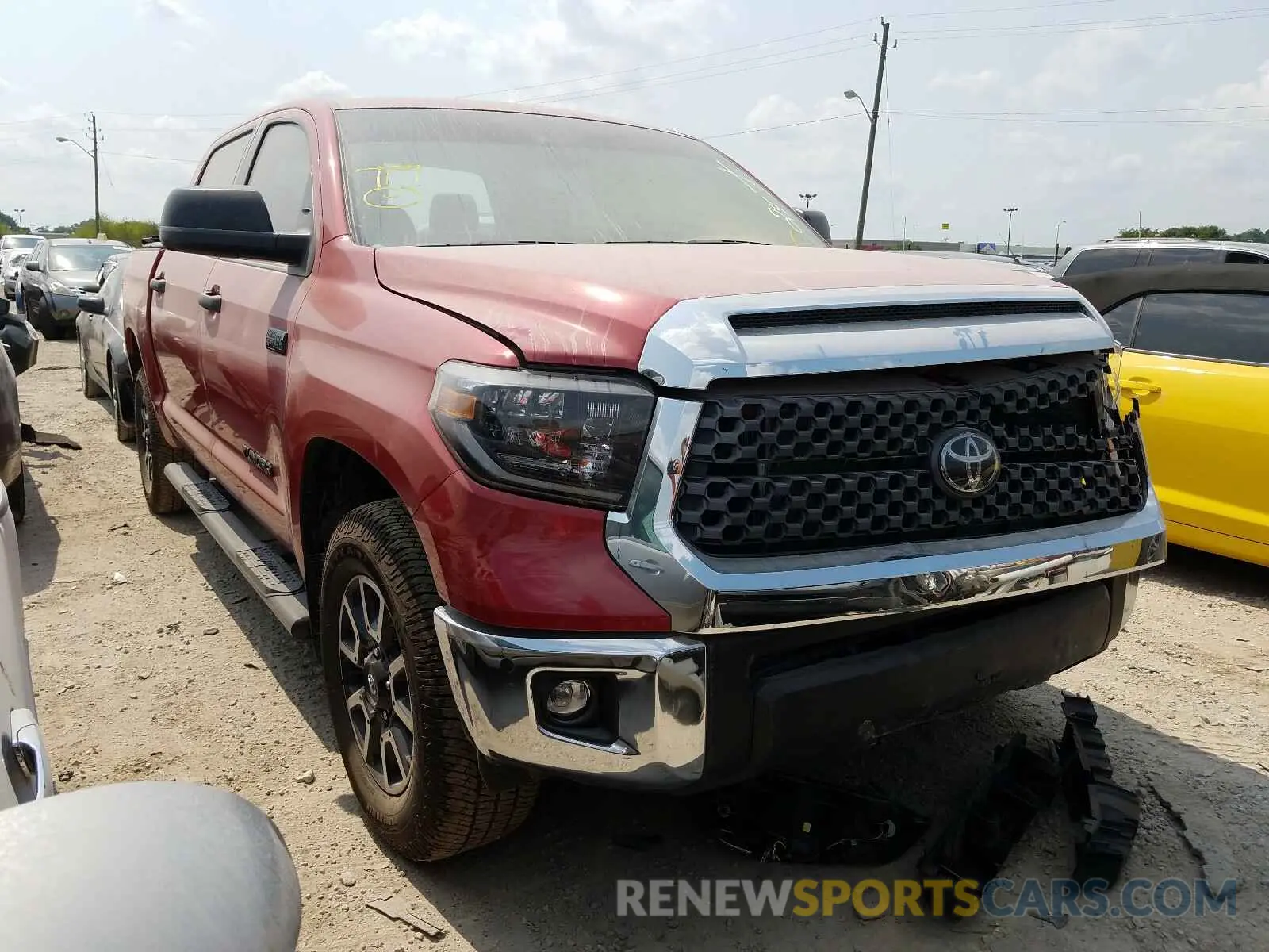 1 fotografías del automóvil dañado 5TFDY5F18LX918839 TOYOTA TUNDRA 2020