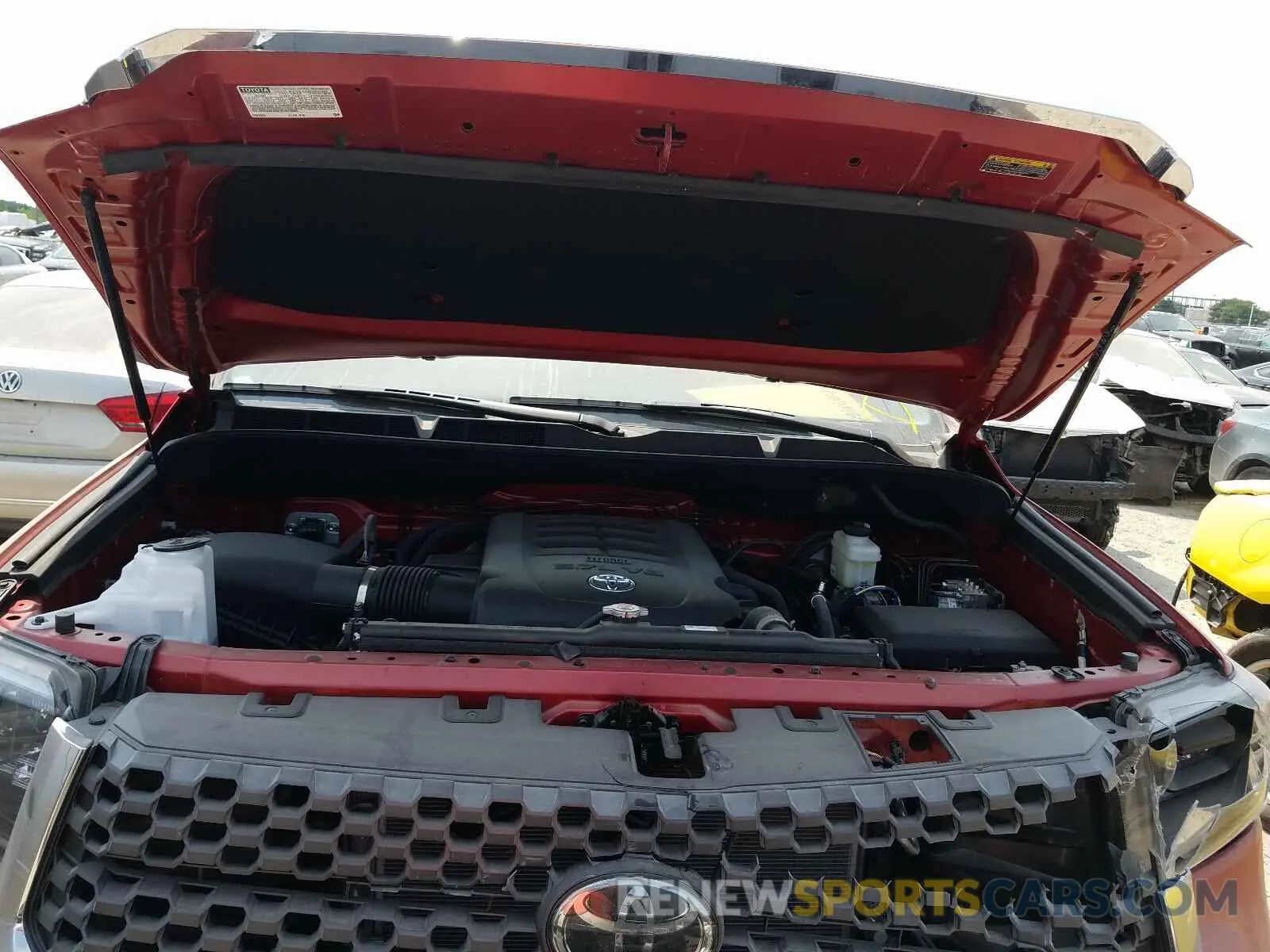 7 fotografías del automóvil dañado 5TFDY5F18LX918839 TOYOTA TUNDRA 2020