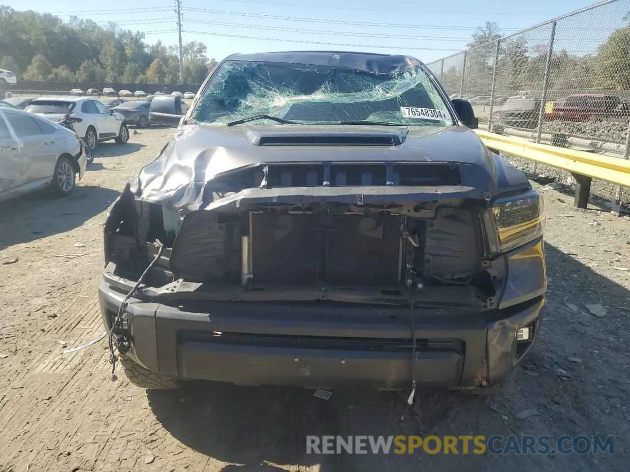 5 fotografías del automóvil dañado 5TFDY5F18LX939903 TOYOTA TUNDRA 2020