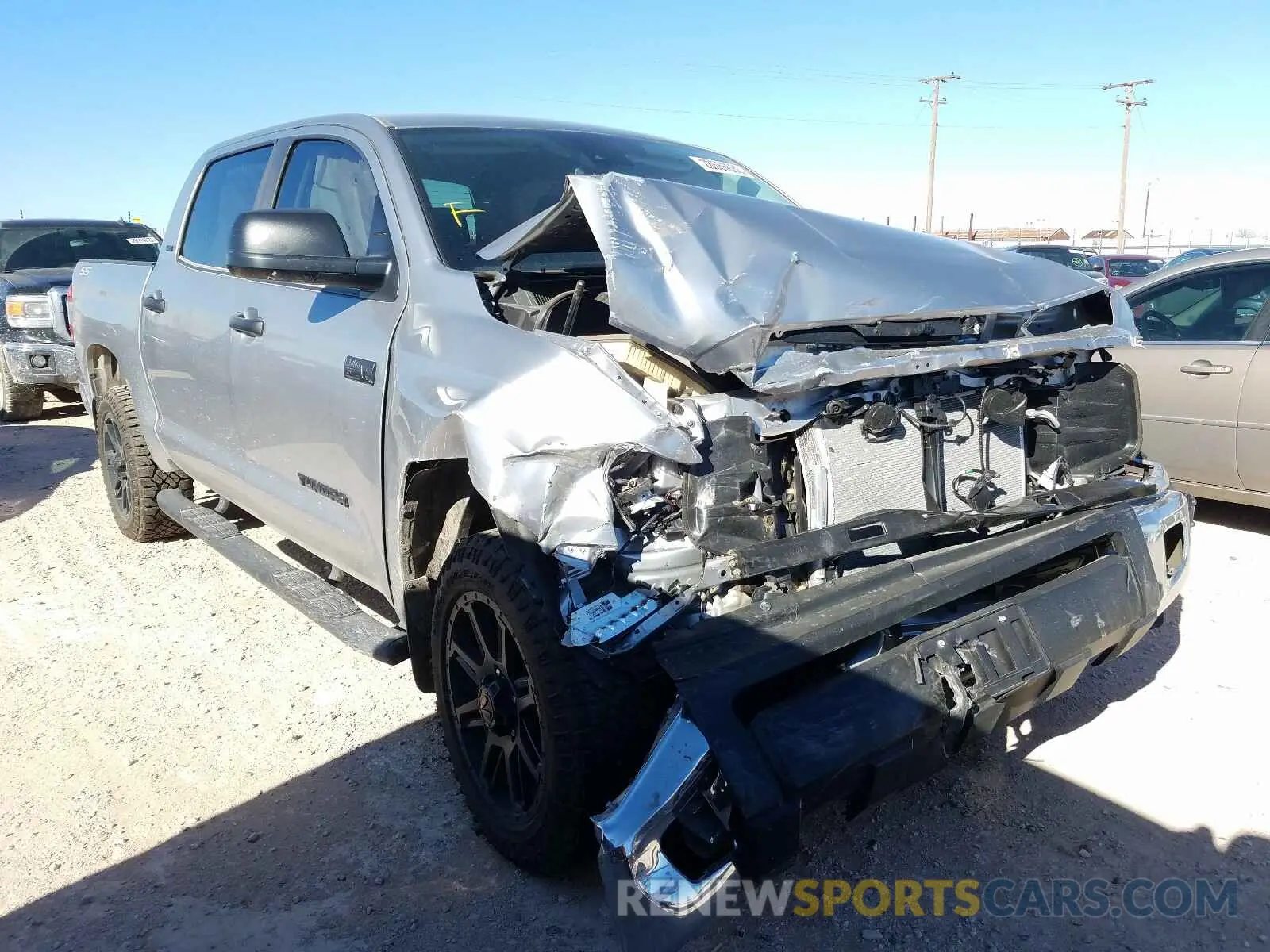 1 fotografías del automóvil dañado 5TFDY5F1XLX875170 TOYOTA TUNDRA 2020