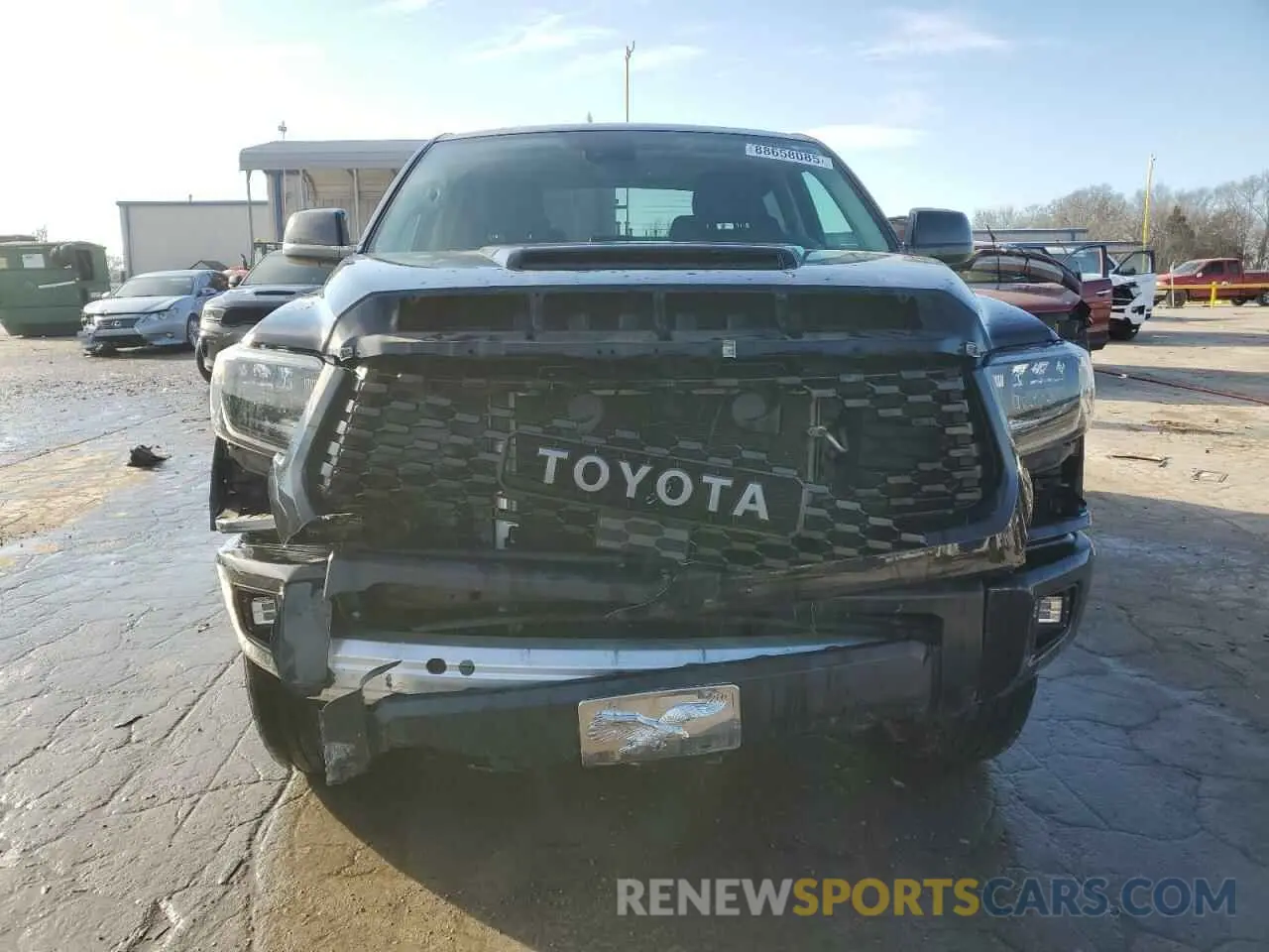 5 fotografías del automóvil dañado 5TFDY5F1XLX907213 TOYOTA TUNDRA 2020