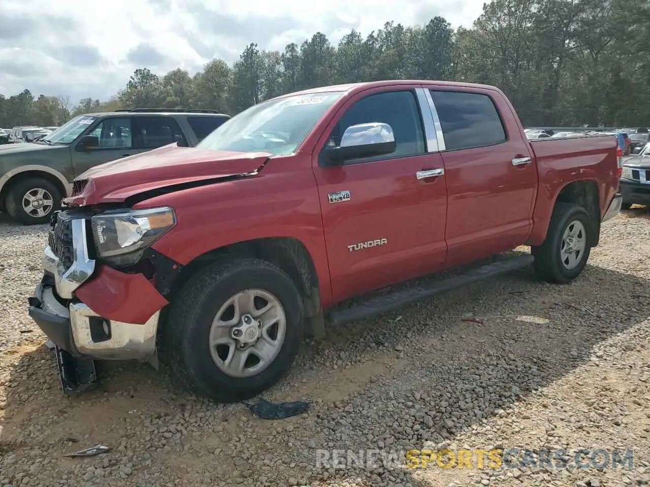 1 fotografías del automóvil dañado 5TFEY5F11LX263024 TOYOTA TUNDRA 2020