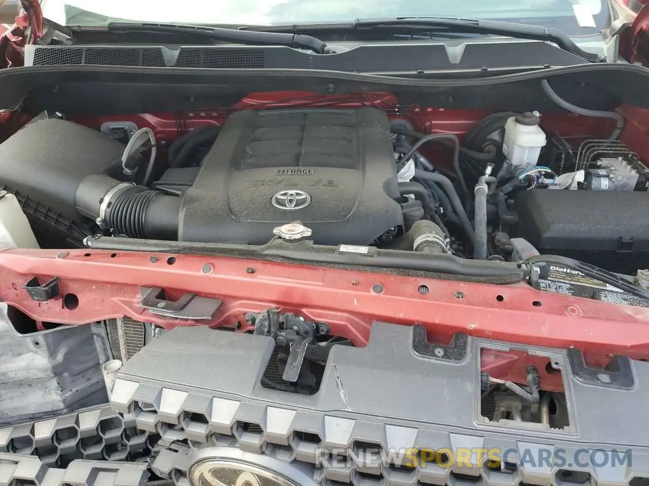 12 fotografías del automóvil dañado 5TFEY5F11LX263024 TOYOTA TUNDRA 2020