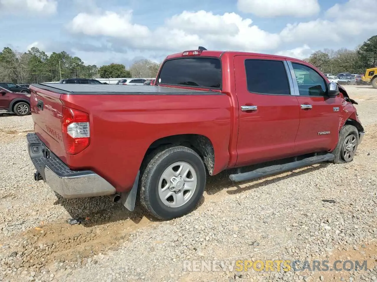 3 fotografías del automóvil dañado 5TFEY5F11LX263024 TOYOTA TUNDRA 2020
