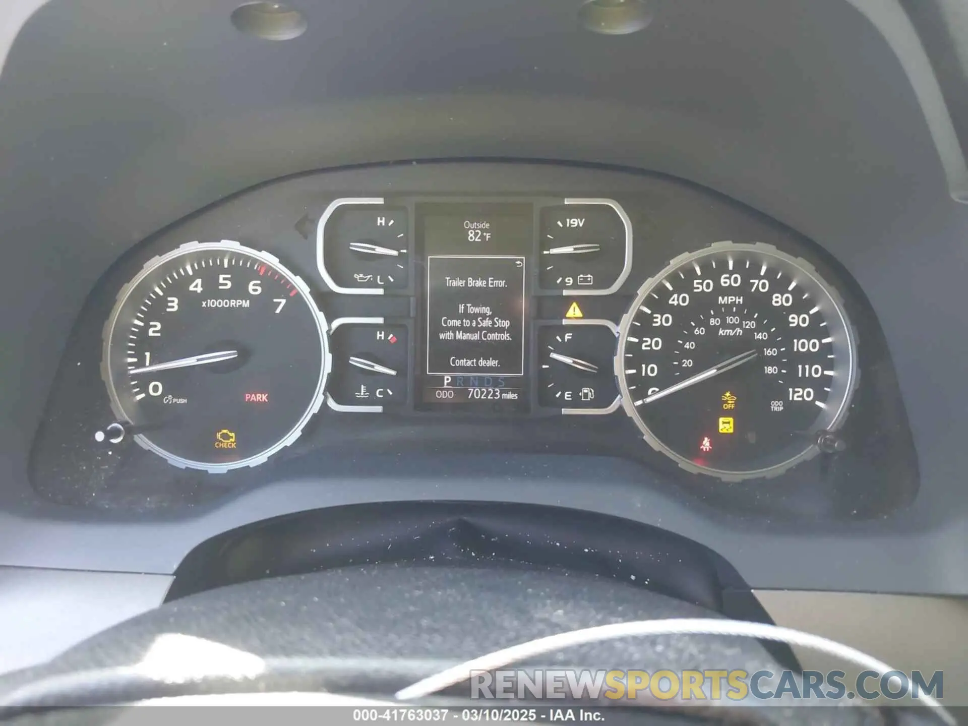 7 fotografías del automóvil dañado 5TFEY5F12LX261346 TOYOTA TUNDRA 2020