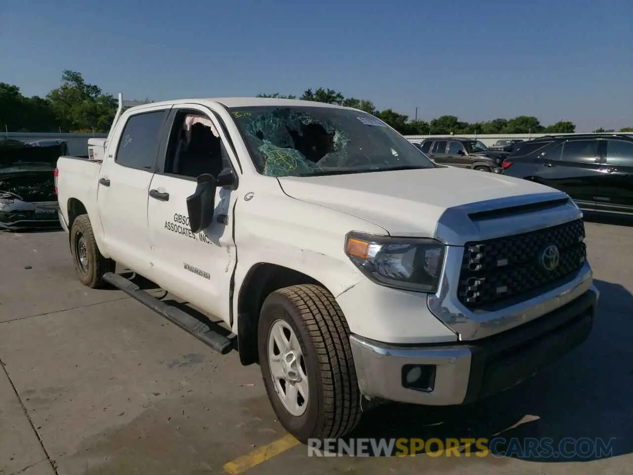 1 fotografías del automóvil dañado 5TFEY5F14LX256164 TOYOTA TUNDRA 2020