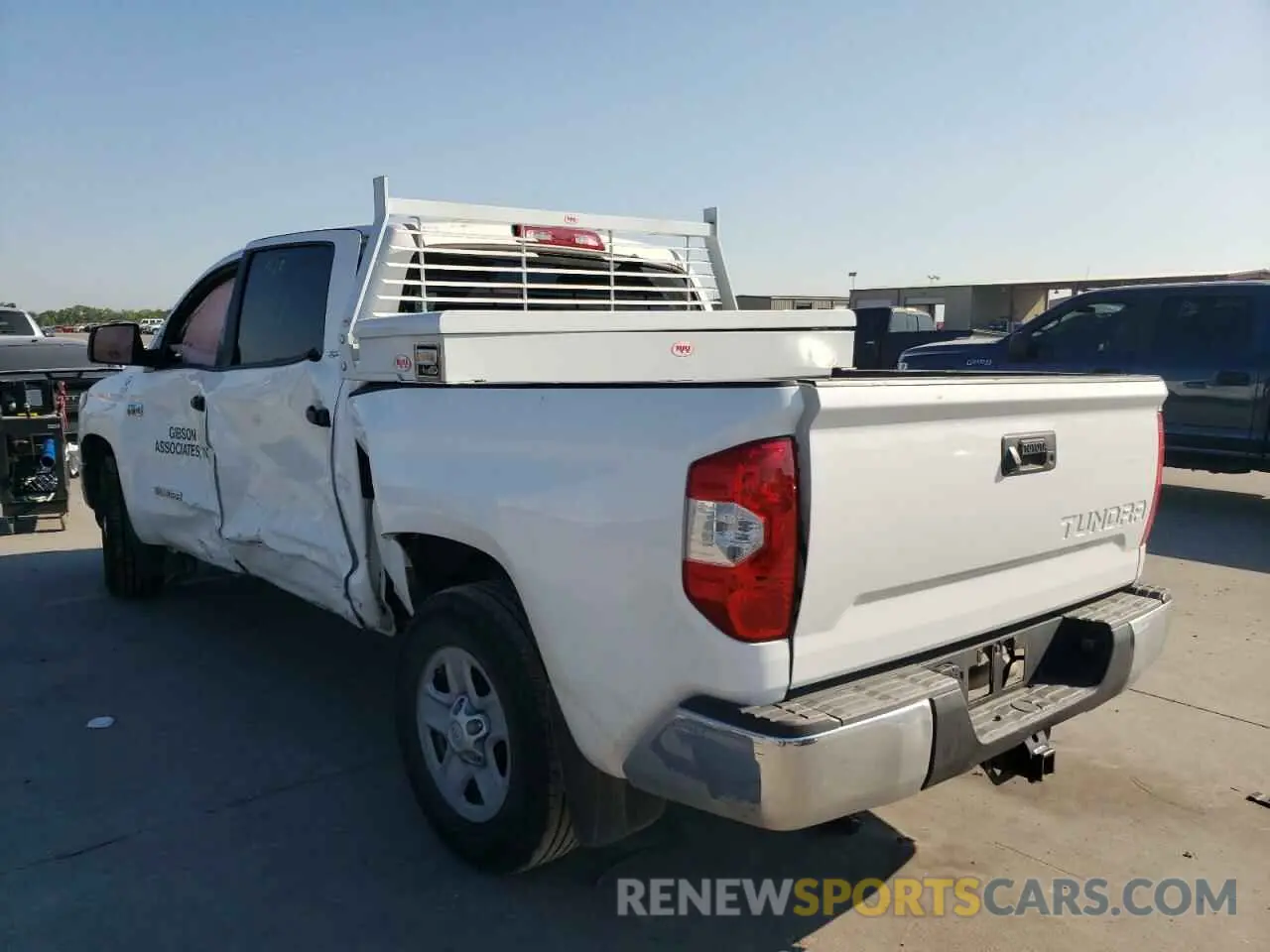 3 fotografías del automóvil dañado 5TFEY5F14LX256164 TOYOTA TUNDRA 2020