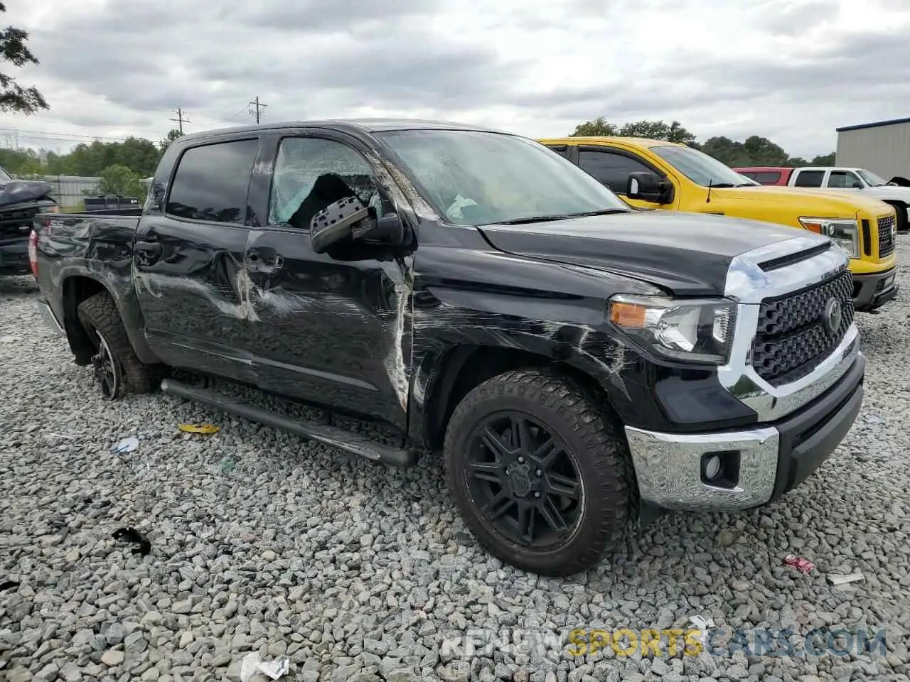 4 fotografías del automóvil dañado 5TFEY5F17LX260869 TOYOTA TUNDRA 2020