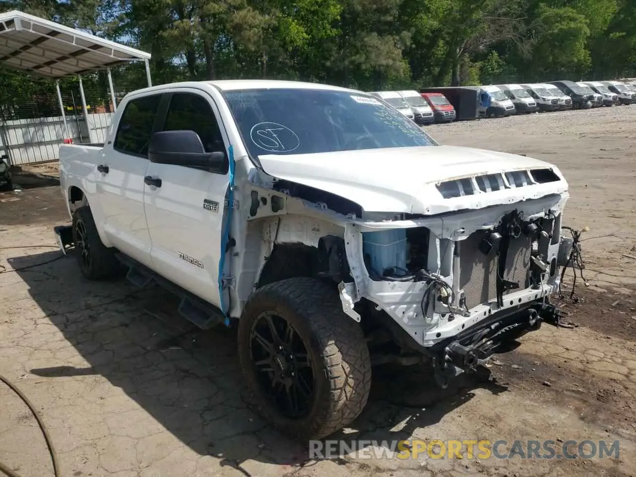 1 fotografías del automóvil dañado 5TFEY5F1XLX261529 TOYOTA TUNDRA 2020