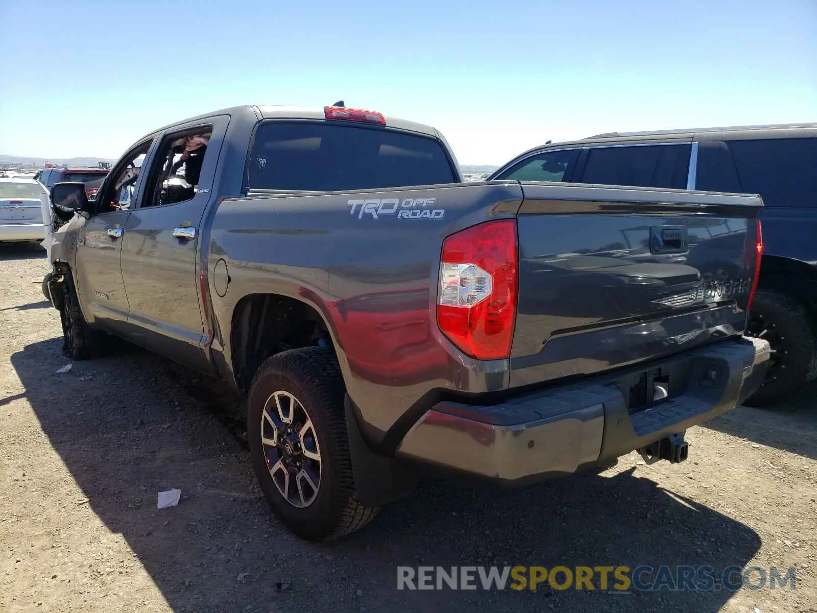 3 fotografías del automóvil dañado 5TFFY5F17LX259015 TOYOTA TUNDRA 2020