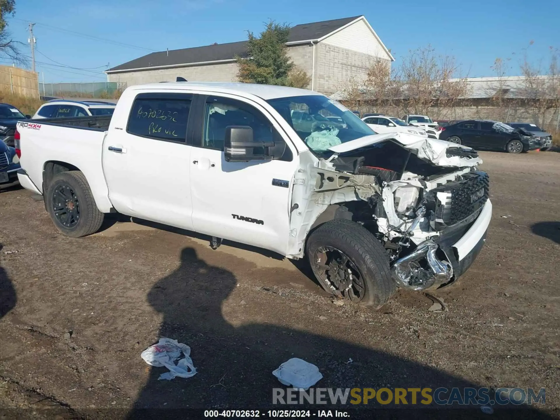 1 fotografías del automóvil dañado 5TFHY5F10LX909408 TOYOTA TUNDRA 2020