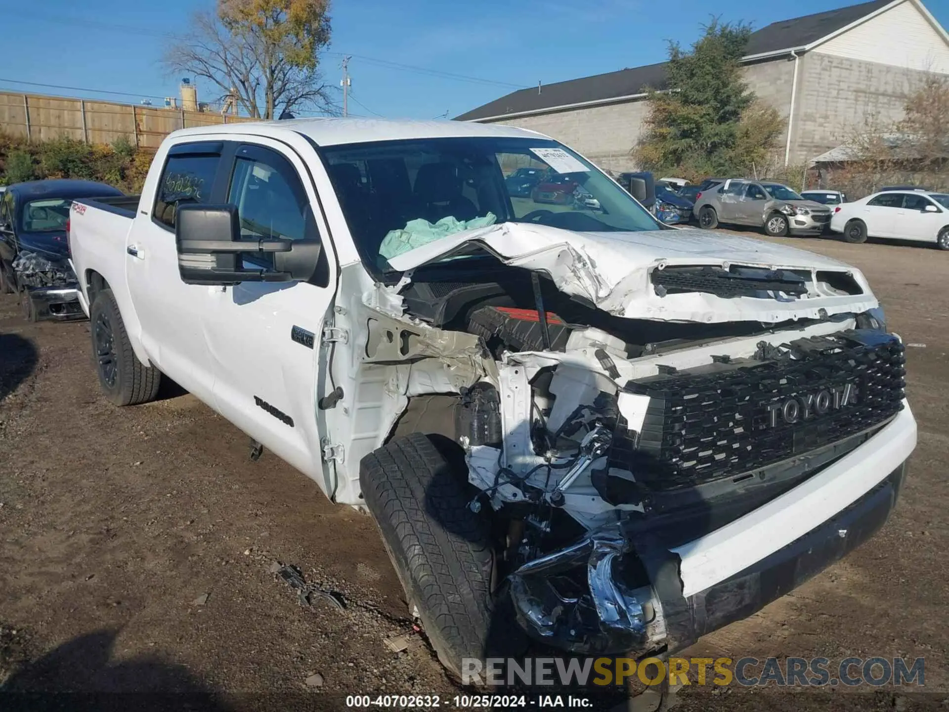 6 fotografías del automóvil dañado 5TFHY5F10LX909408 TOYOTA TUNDRA 2020