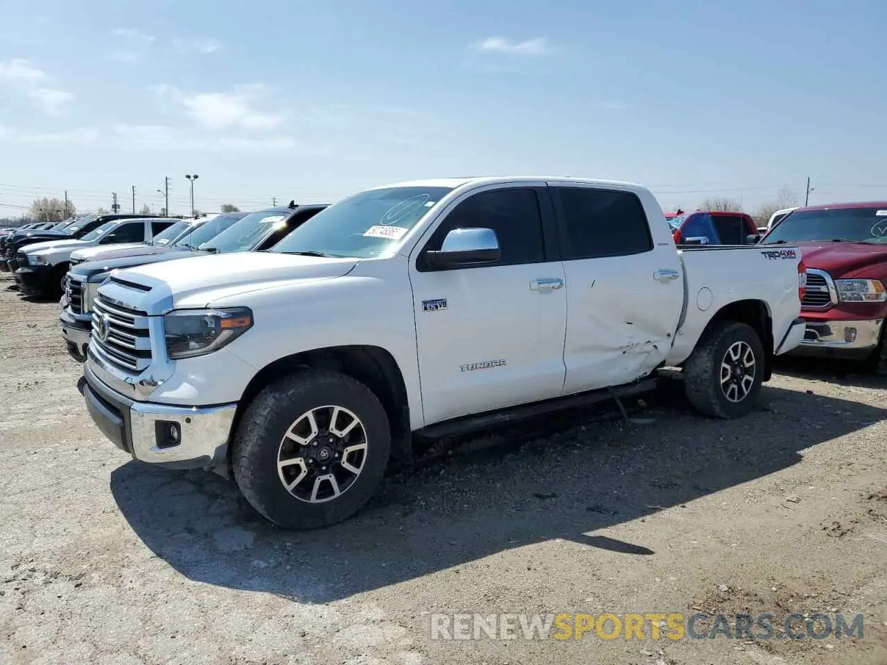 1 fotografías del automóvil dañado 5TFHY5F13LX946291 TOYOTA TUNDRA 2020