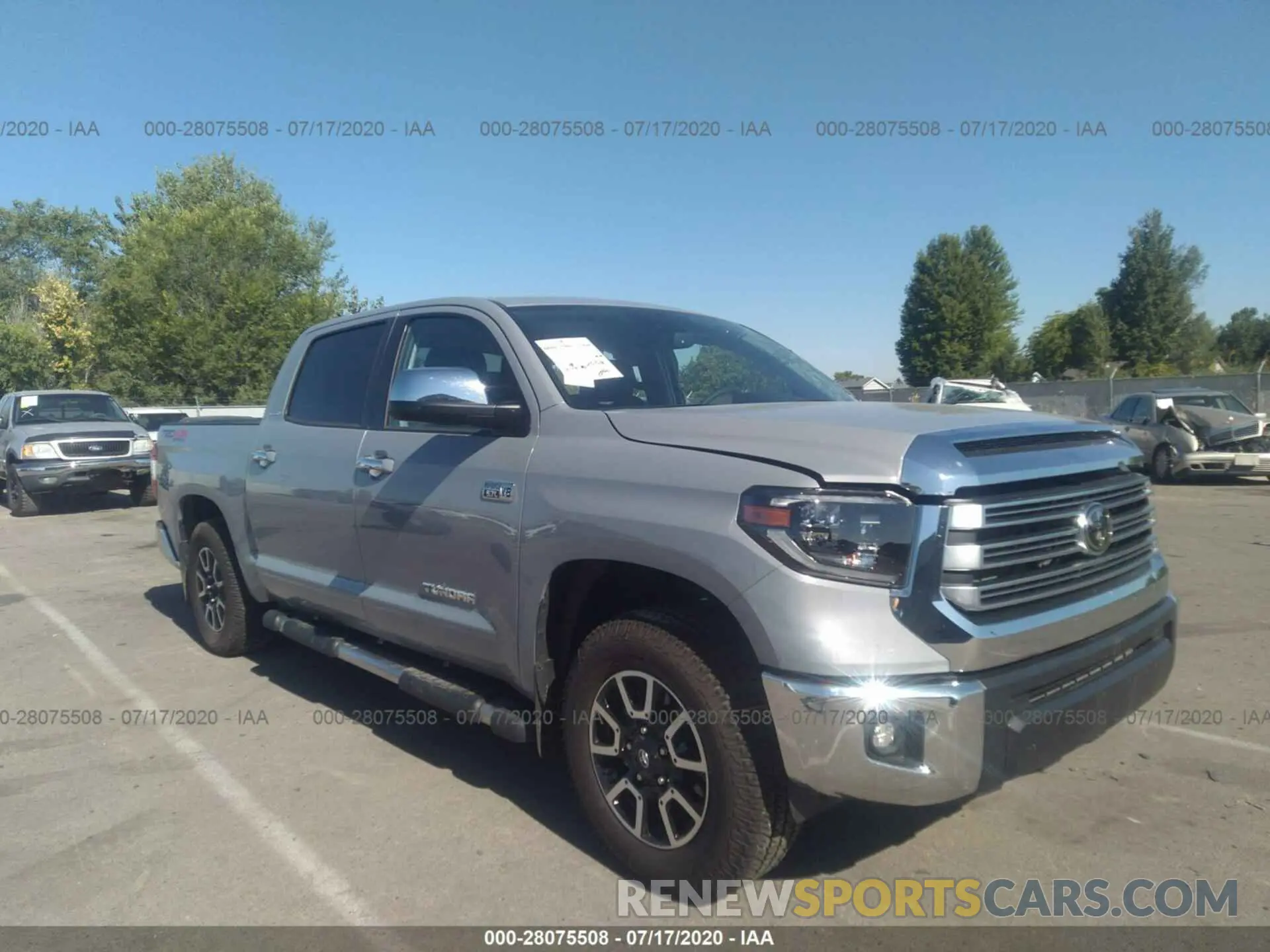1 fotografías del automóvil dañado 5TFHY5F18LX918373 TOYOTA TUNDRA 2020