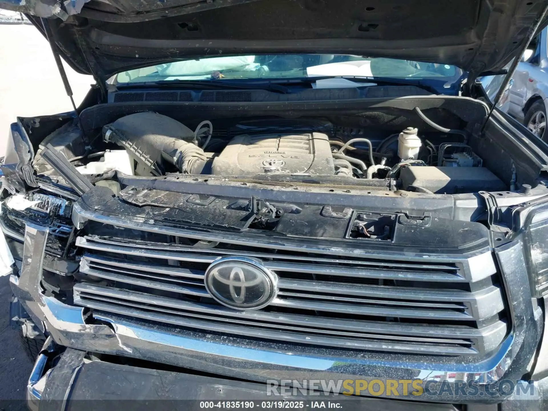 10 fotografías del automóvil dañado 5TFHY5F18LX948800 TOYOTA TUNDRA 2020