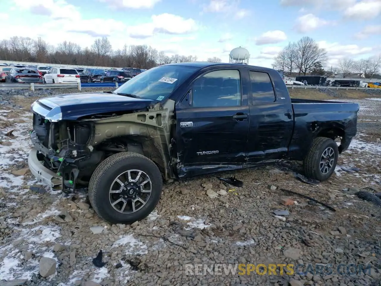 1 fotografías del automóvil dañado 5TFUY5F13LX922653 TOYOTA TUNDRA 2020