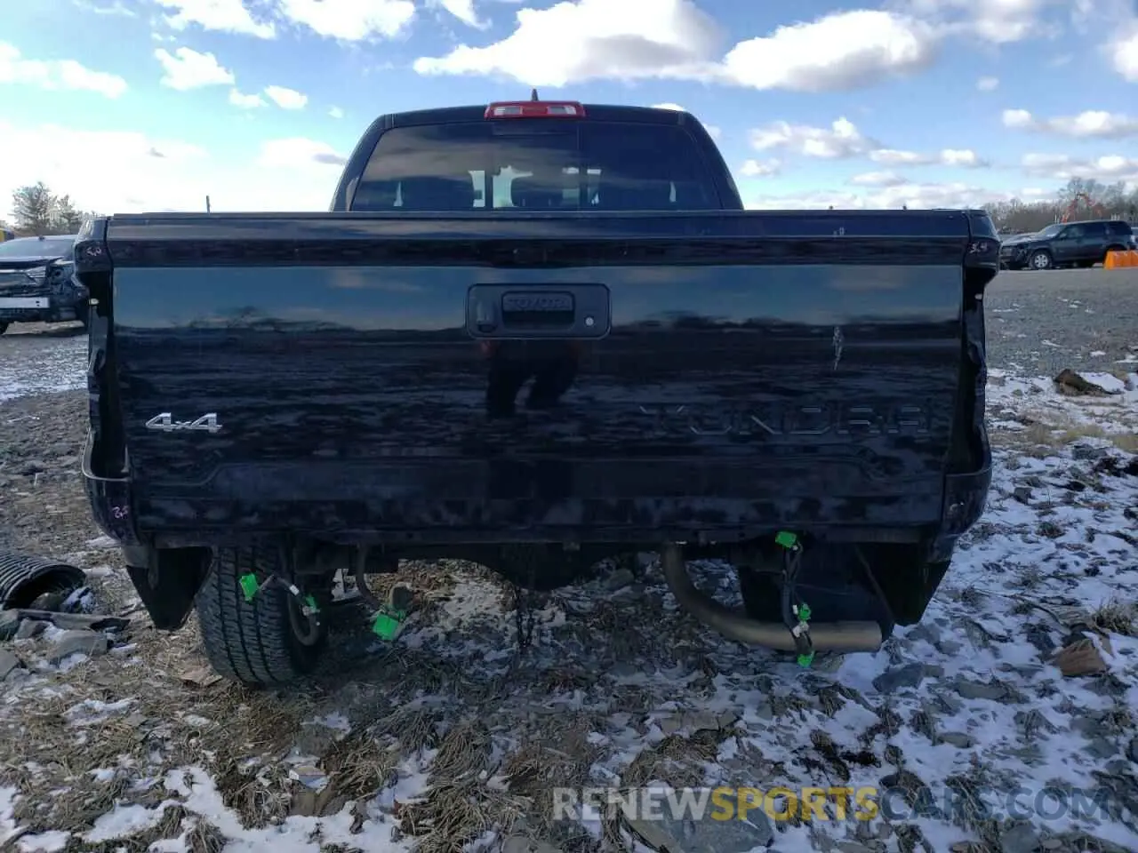 6 fotografías del automóvil dañado 5TFUY5F13LX922653 TOYOTA TUNDRA 2020