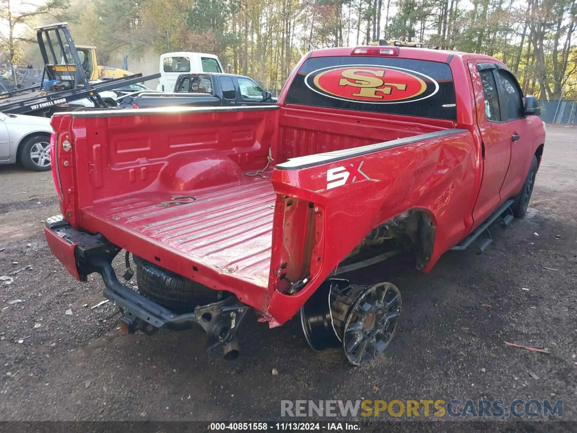4 fotografías del automóvil dañado 5TFUY5F14LX918658 TOYOTA TUNDRA 2020