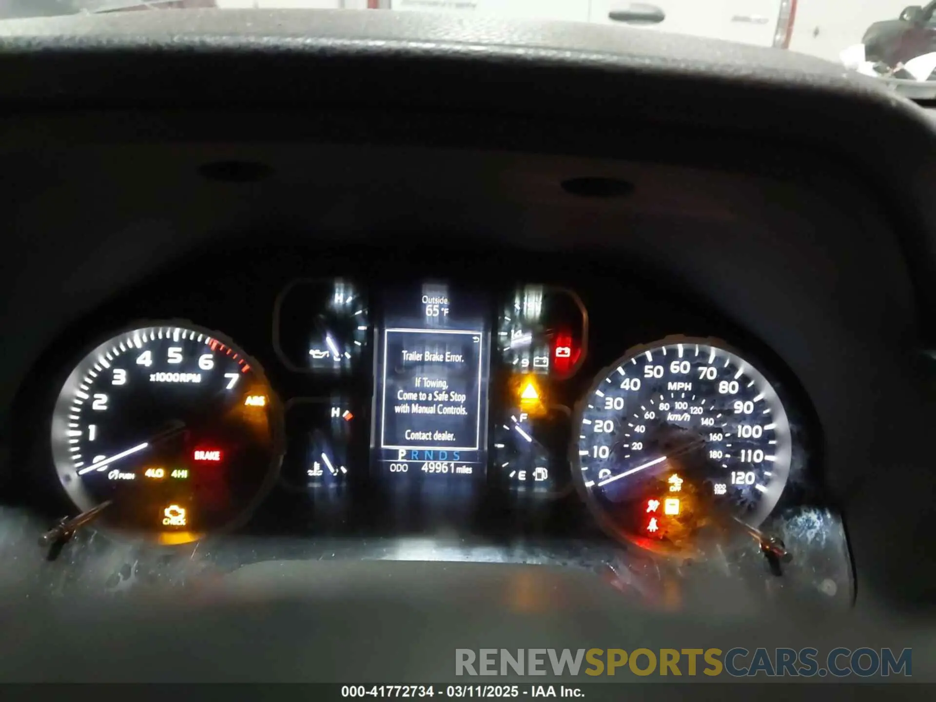 7 fotografías del automóvil dañado 5TFUY5F16LX913073 TOYOTA TUNDRA 2020