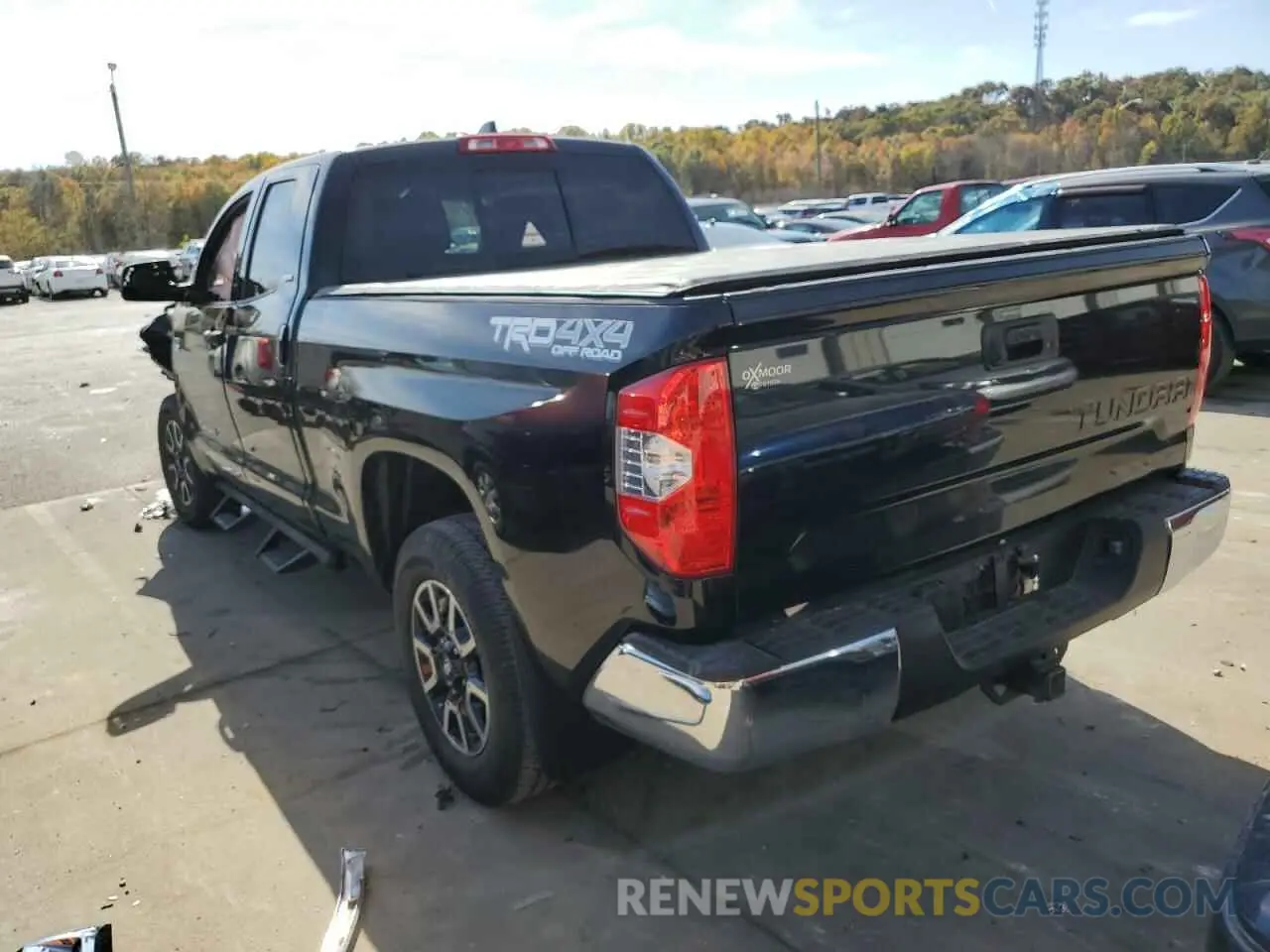 3 fotografías del automóvil dañado 5TFUY5F18LX905864 TOYOTA TUNDRA 2020
