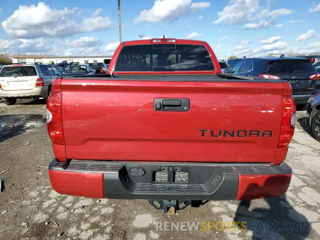 6 fotografías del automóvil dañado 5TFUY5F19LX925945 TOYOTA TUNDRA 2020