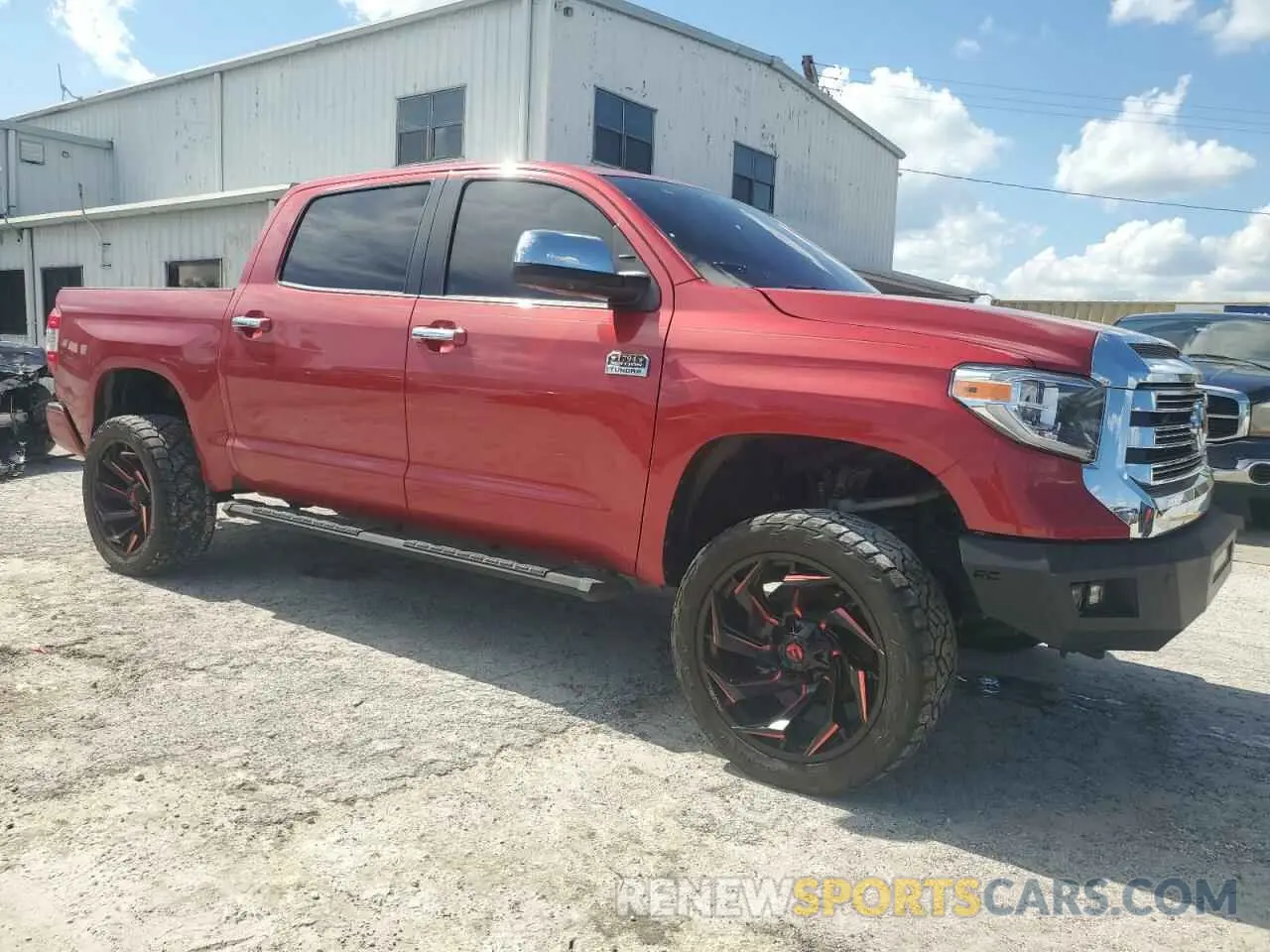 4 fotografías del automóvil dañado 5TFAY5F12MX010665 TOYOTA TUNDRA 2021