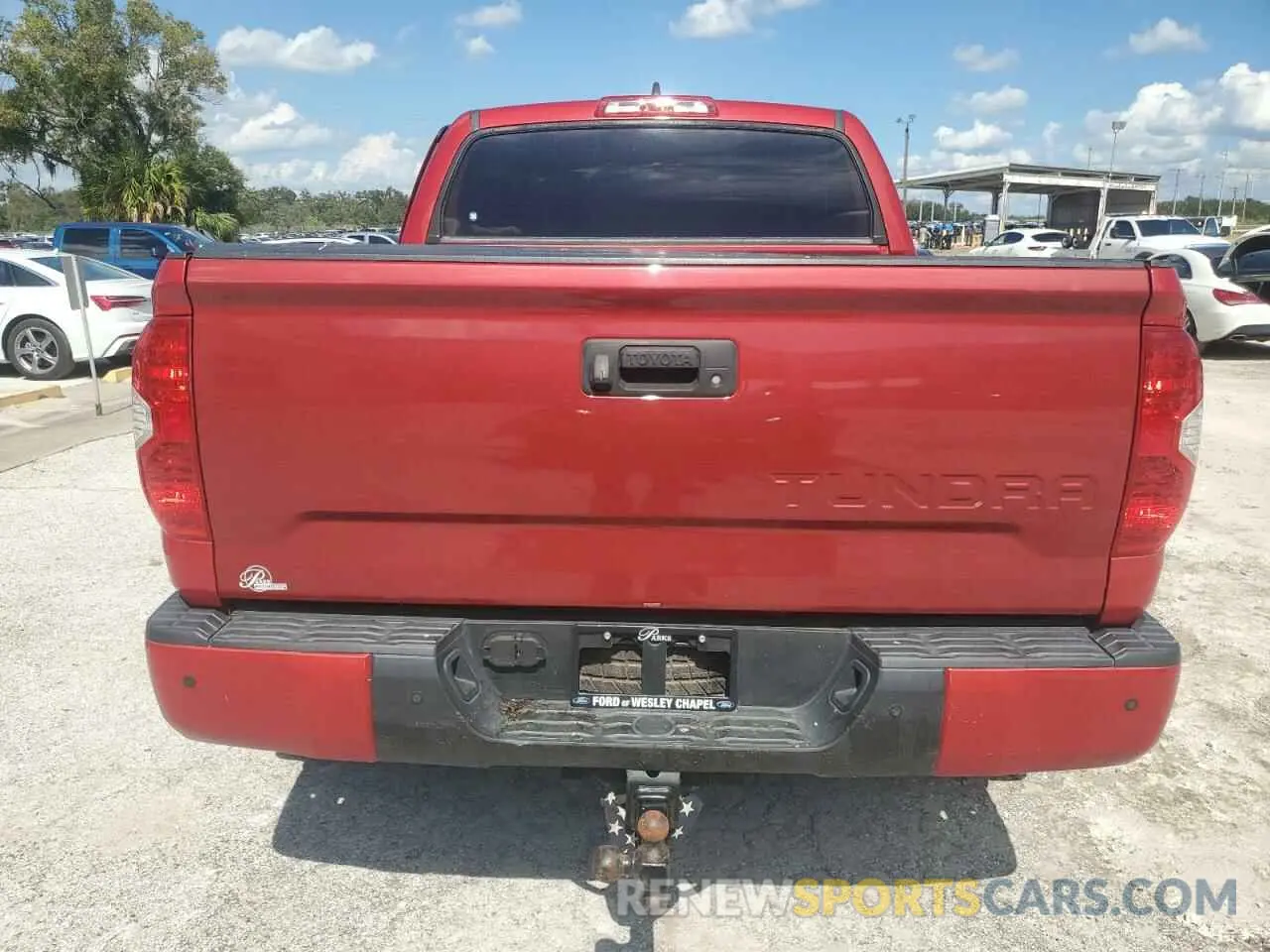 6 fotografías del automóvil dañado 5TFAY5F12MX010665 TOYOTA TUNDRA 2021