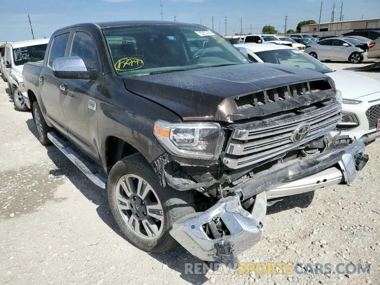 1 fotografías del automóvil dañado 5TFAY5F14MX958470 TOYOTA TUNDRA 2021