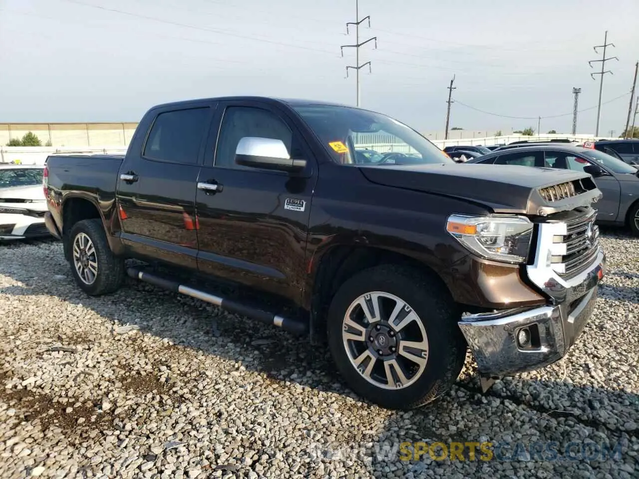 4 fotografías del automóvil dañado 5TFAY5F16MX041577 TOYOTA TUNDRA 2021