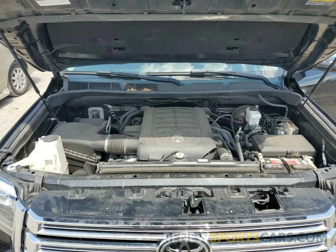 11 fotografías del automóvil dañado 5TFAY5F18MX032248 TOYOTA TUNDRA 2021