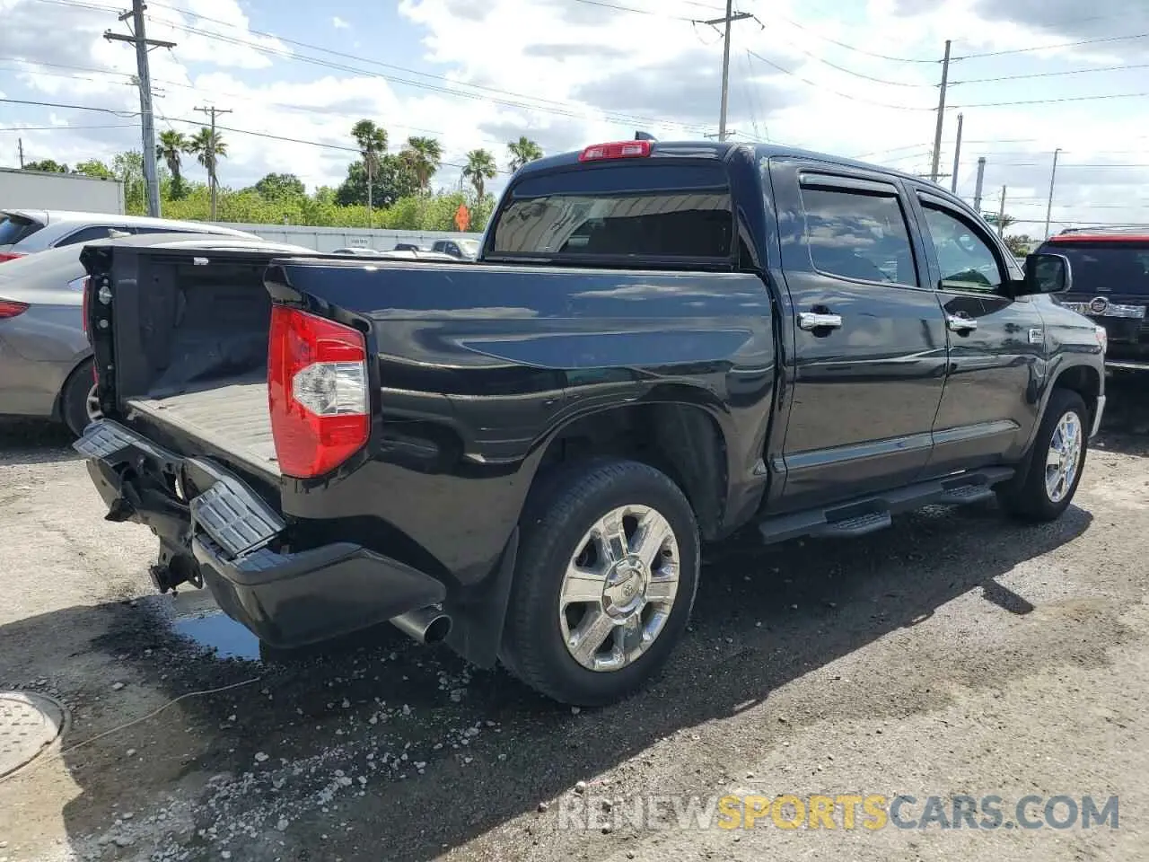 3 fotografías del automóvil dañado 5TFAY5F18MX032248 TOYOTA TUNDRA 2021