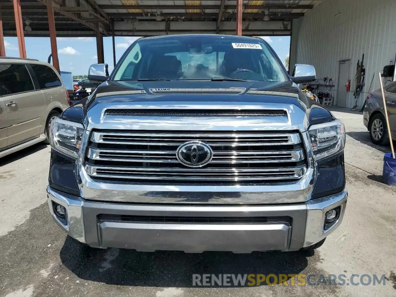 5 fotografías del automóvil dañado 5TFAY5F18MX032248 TOYOTA TUNDRA 2021