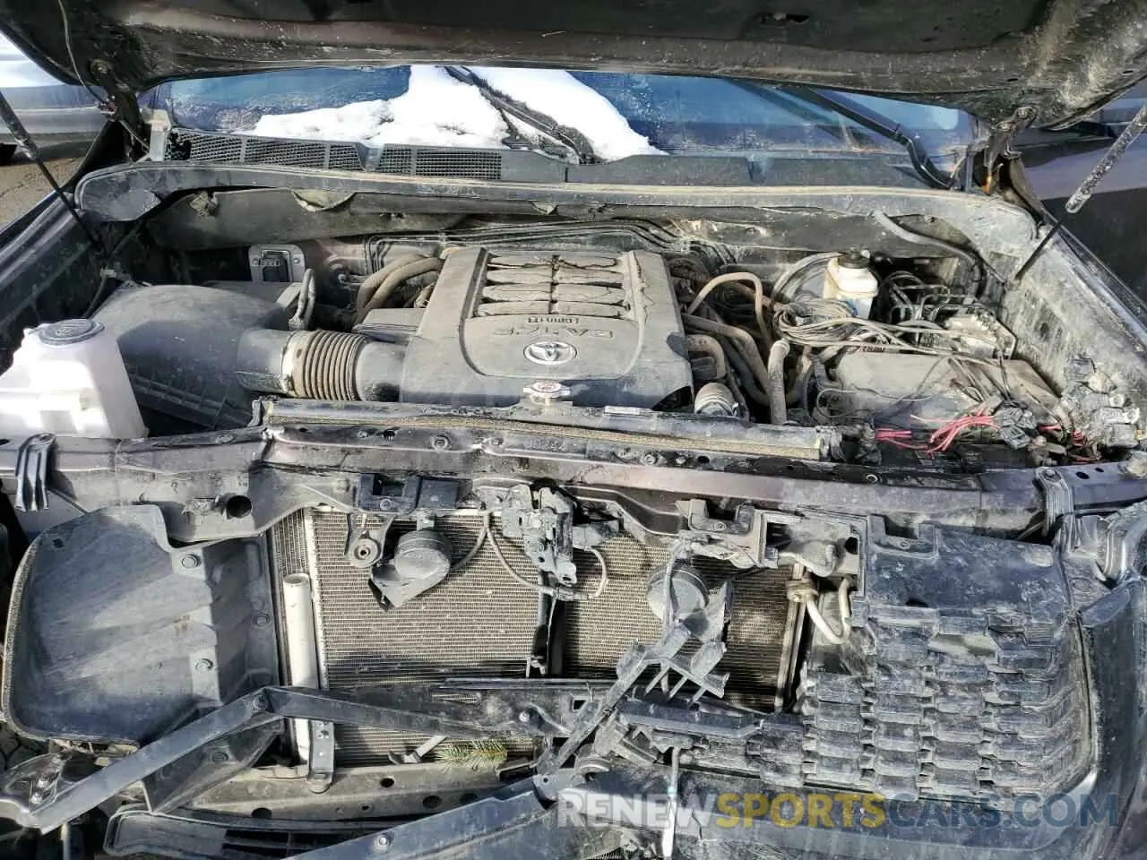 11 fotografías del automóvil dañado 5TFBY5F15MX039047 TOYOTA TUNDRA 2021