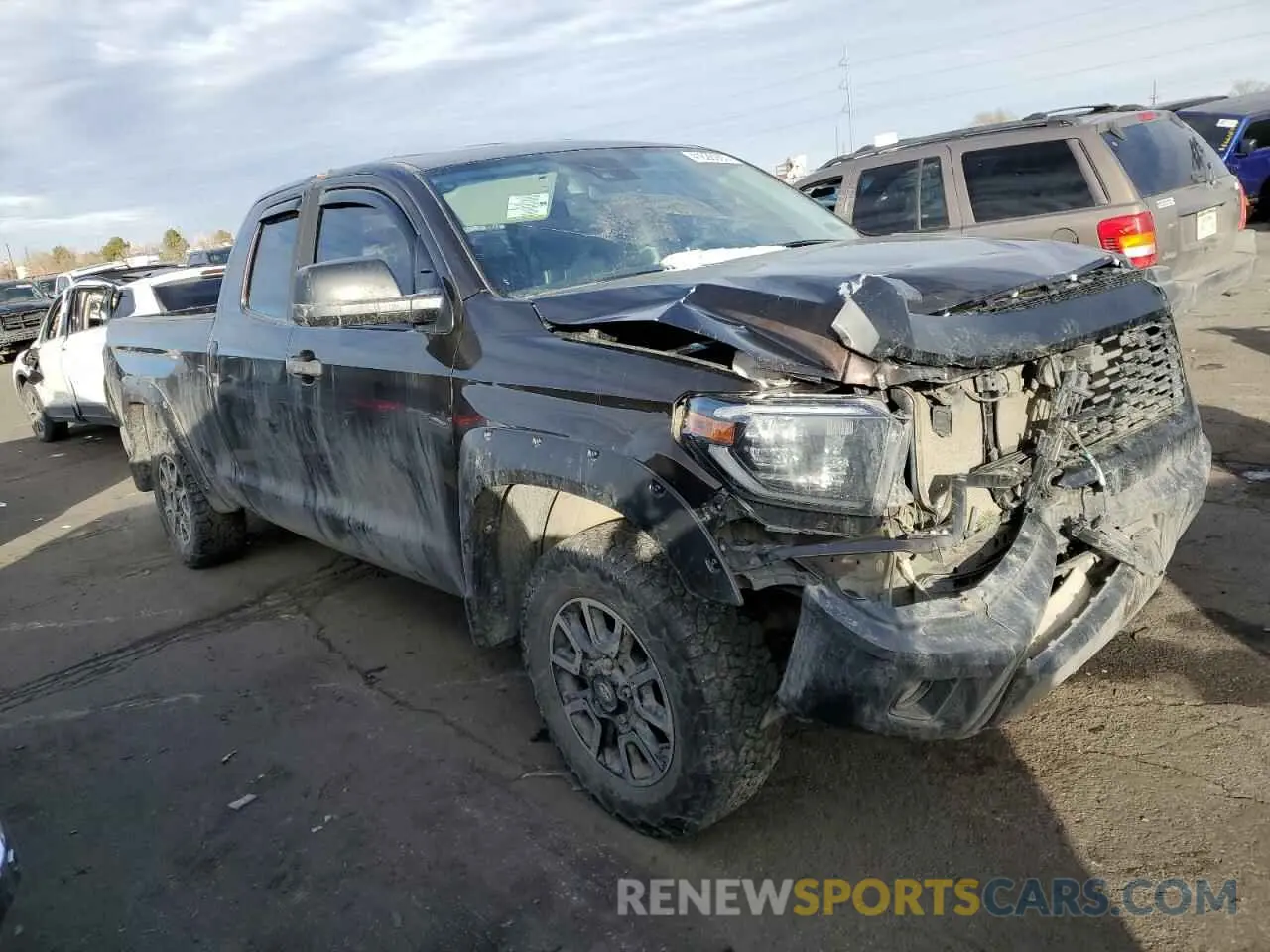 4 fotografías del automóvil dañado 5TFBY5F15MX039047 TOYOTA TUNDRA 2021