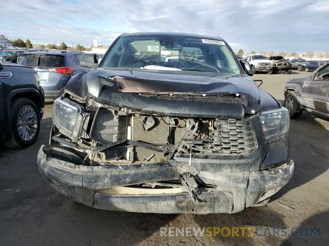5 fotografías del automóvil dañado 5TFBY5F15MX039047 TOYOTA TUNDRA 2021
