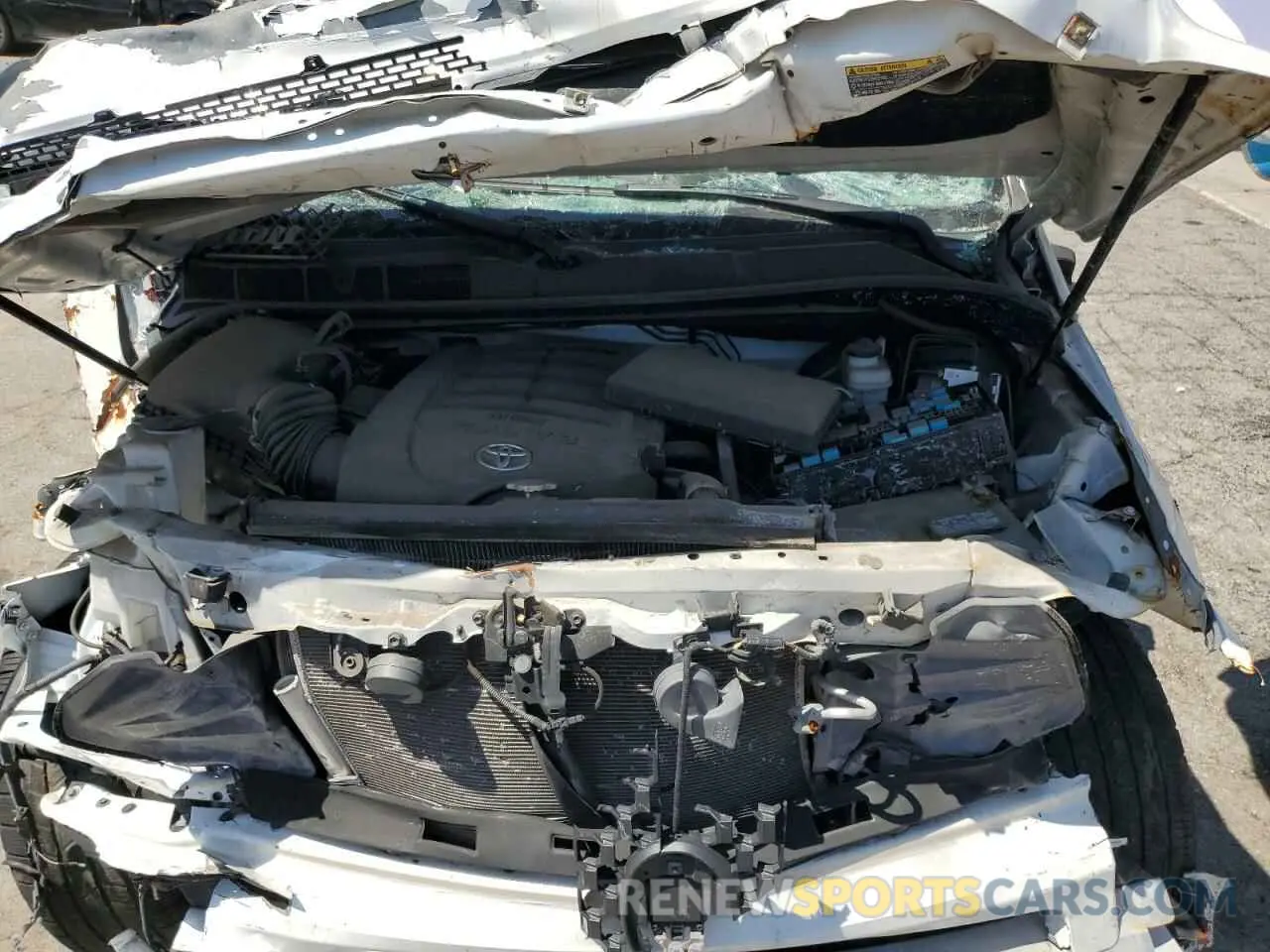 11 fotografías del automóvil dañado 5TFDY5F10MX039076 TOYOTA TUNDRA 2021