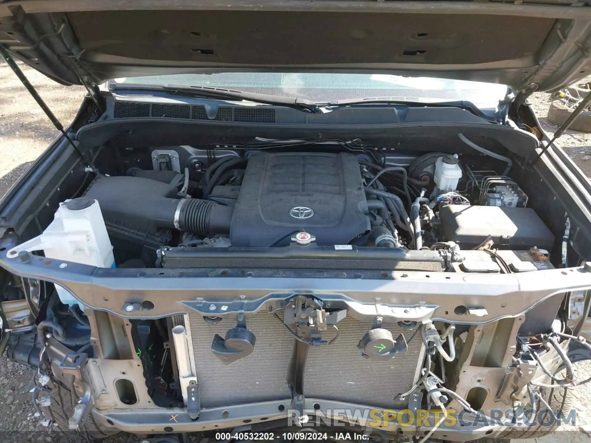 10 fotografías del automóvil dañado 5TFDY5F10MX975389 TOYOTA TUNDRA 2021