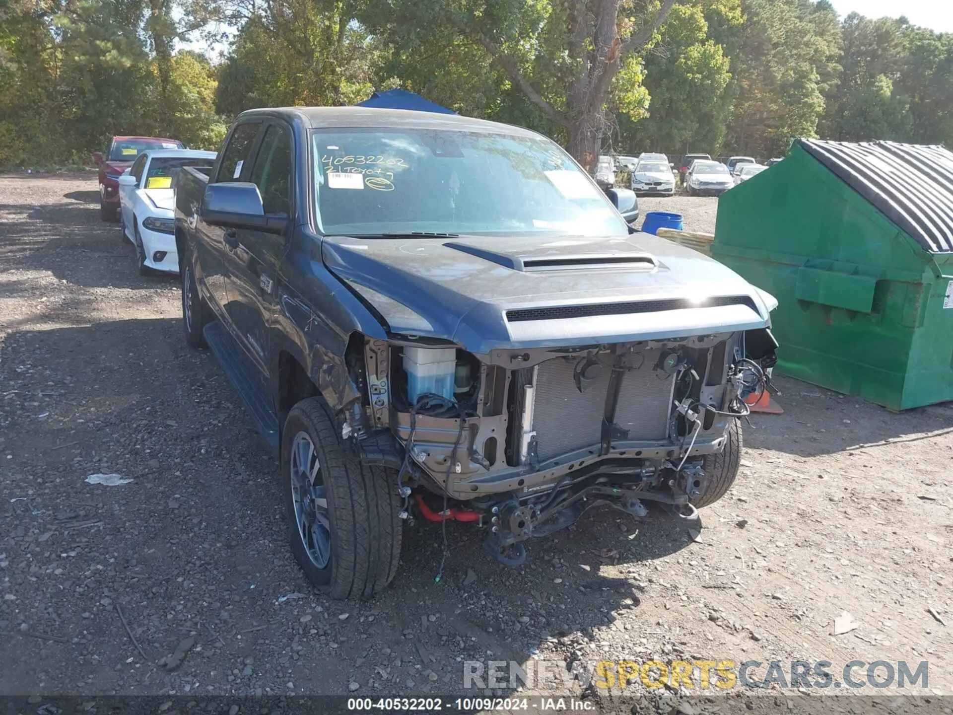 6 fotografías del automóvil dañado 5TFDY5F10MX975389 TOYOTA TUNDRA 2021