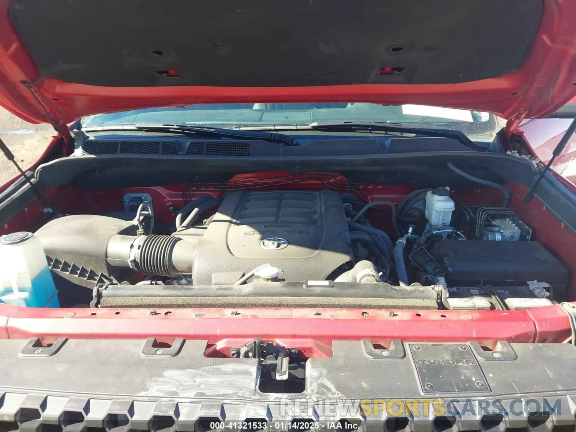 10 fotografías del automóvil dañado 5TFDY5F11MX010265 TOYOTA TUNDRA 2021