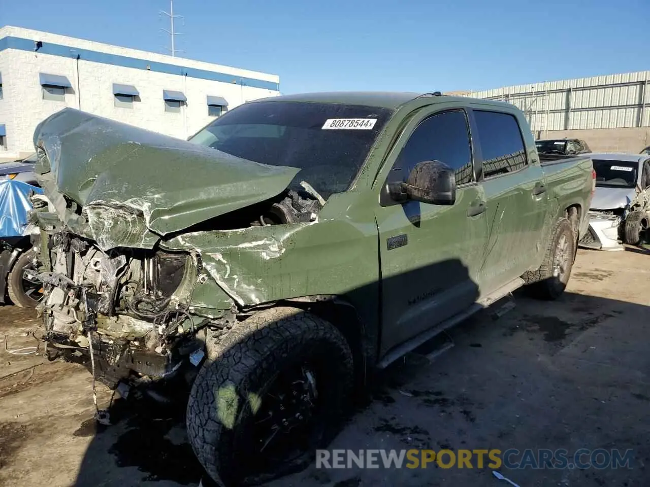 1 fotografías del automóvil dañado 5TFDY5F11MX019466 TOYOTA TUNDRA 2021