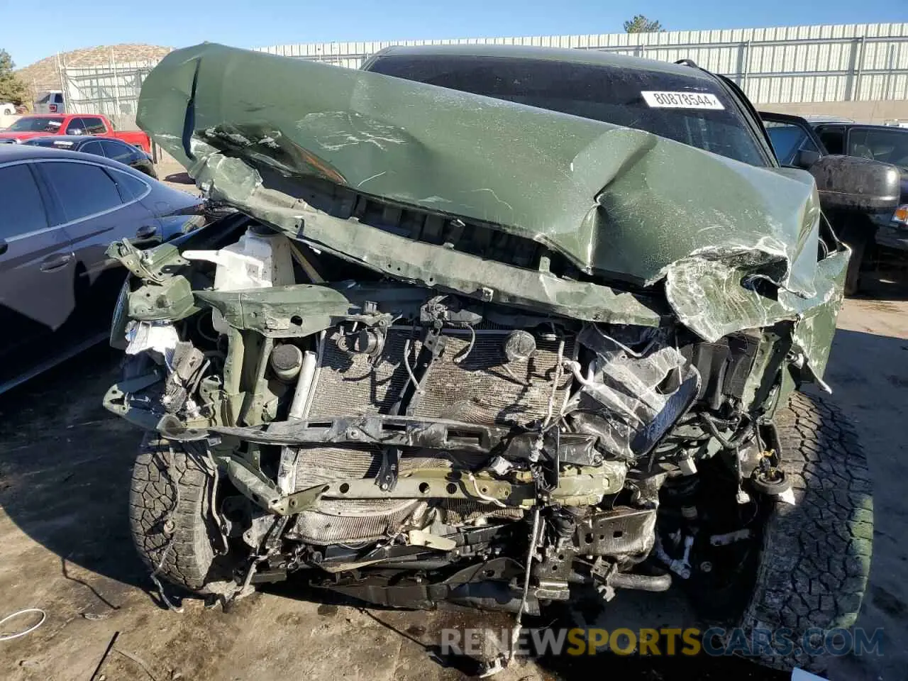 5 fotografías del automóvil dañado 5TFDY5F11MX019466 TOYOTA TUNDRA 2021