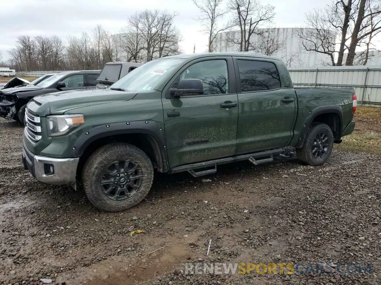 1 fotografías del automóvil dañado 5TFDY5F11MX031049 TOYOTA TUNDRA 2021