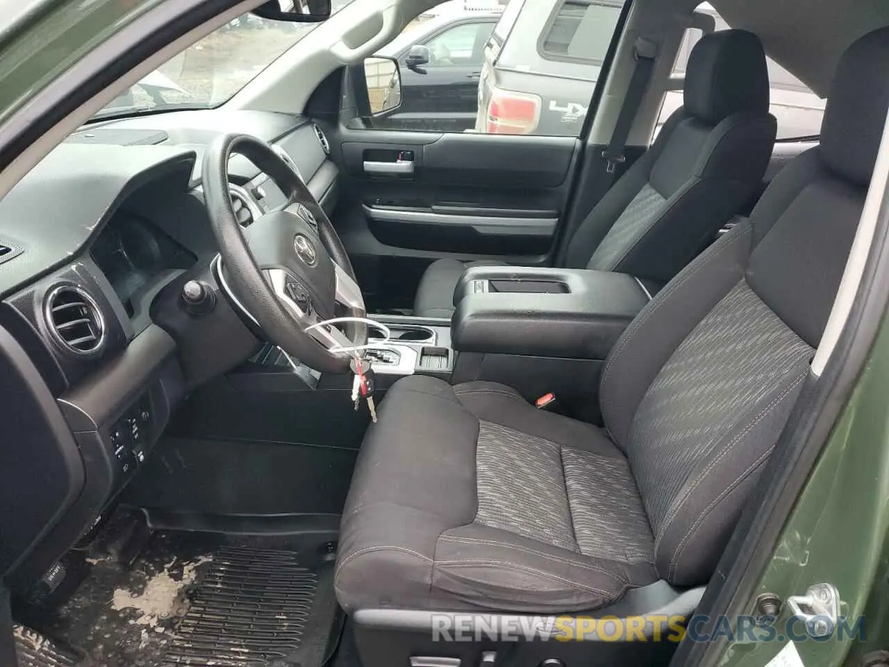 7 fotografías del automóvil dañado 5TFDY5F11MX031049 TOYOTA TUNDRA 2021