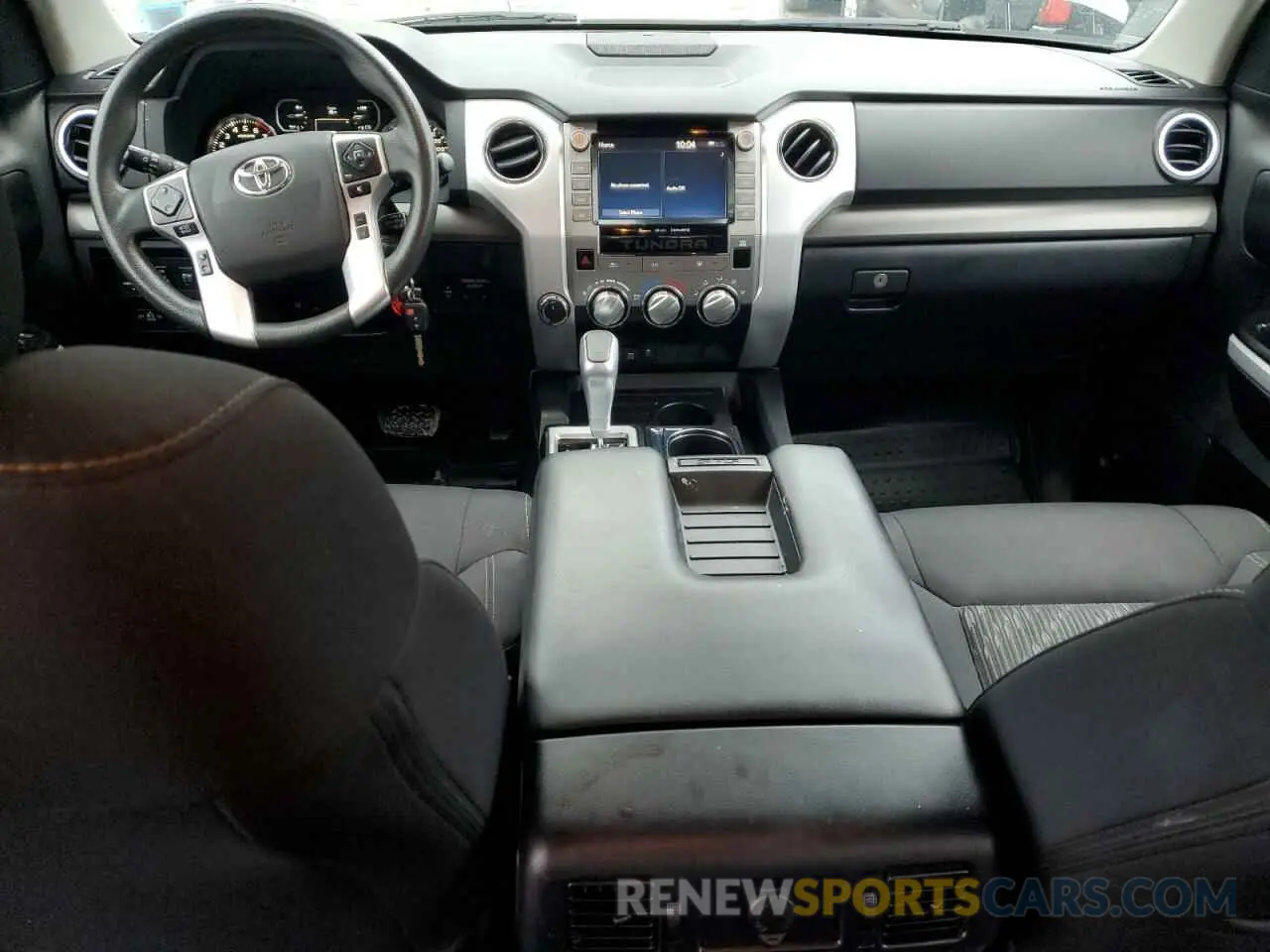 8 fotografías del automóvil dañado 5TFDY5F11MX031049 TOYOTA TUNDRA 2021