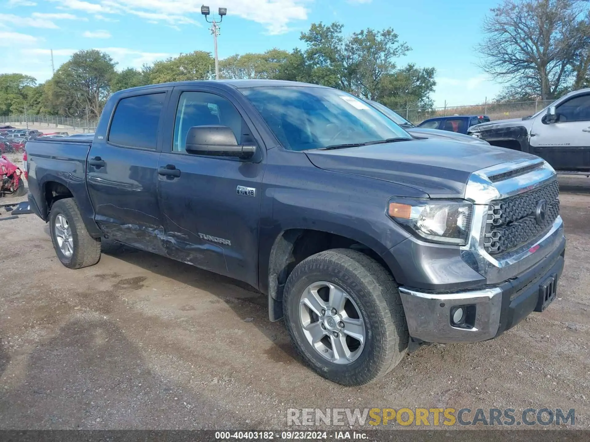 1 fotografías del automóvil dañado 5TFDY5F11MX979287 TOYOTA TUNDRA 2021