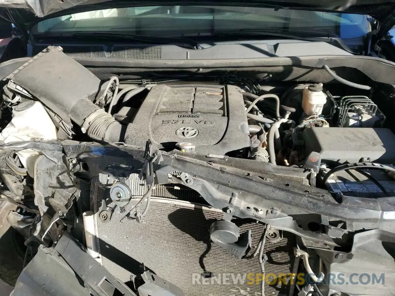 11 fotografías del automóvil dañado 5TFDY5F12MX995708 TOYOTA TUNDRA 2021