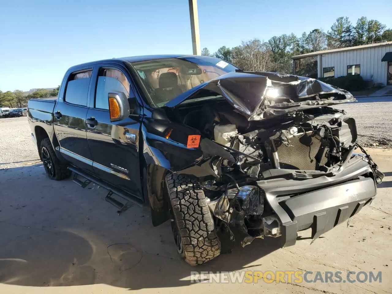 4 fotografías del automóvil dañado 5TFDY5F12MX995708 TOYOTA TUNDRA 2021