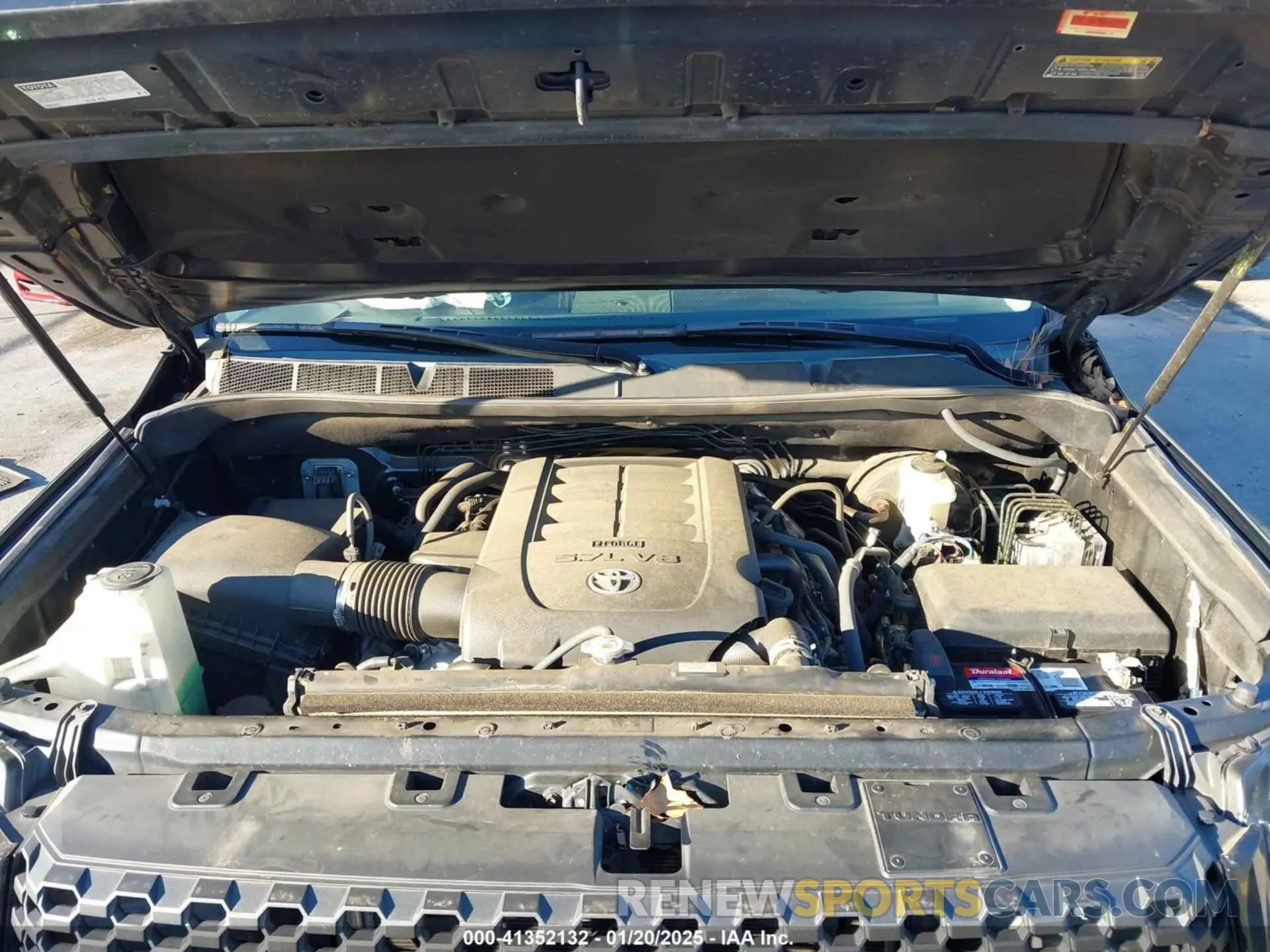 10 fotografías del automóvil dañado 5TFDY5F13MX005925 TOYOTA TUNDRA 2021
